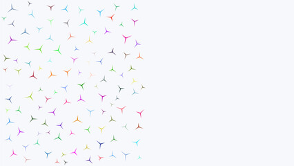 white confetti background