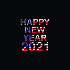 This is a Happy new year 2021 T-shirt design