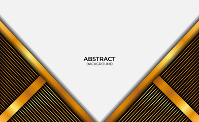 Abstract Design Luxury Gold And Black