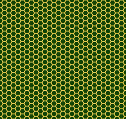 Seamless green honeycomb mosaic. Green hexagon tiles background. Print for web backgrounds, wrapping, decor,etc. Follow other mosaic patterns in my collection.