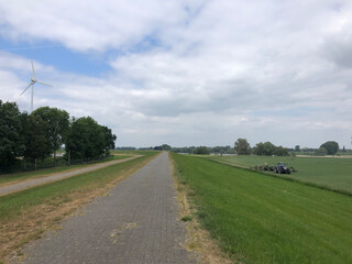 Farmer at work around Muhlenfeld