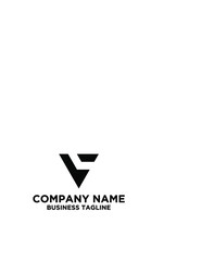 Initials VL triangle vector logo designs