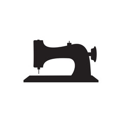 Sewing machine logo design template