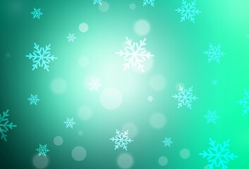 Light Green vector template in carnival style.