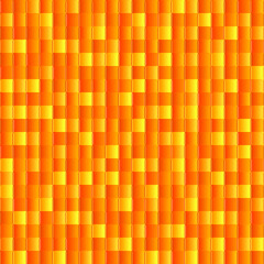 Orange gradient mosaic. Сhaotic mosaic texture. Abstract background with geometric design. Square pattern. Vector mosaic background. Seamless pattern. Follow other mosaic patterns in my collections.
