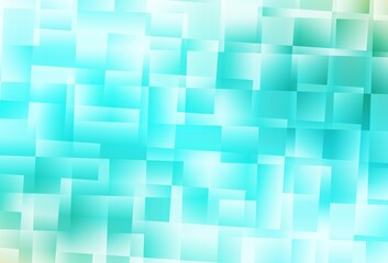 Light Green vector polygonal template.