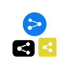 share icon design vector template