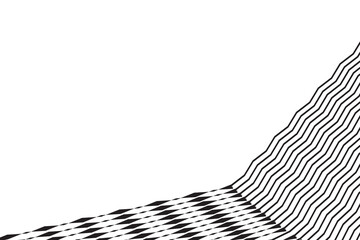 Wave Lines Pattern Abstract Background. Vector