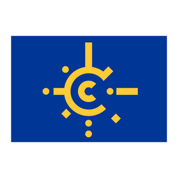 Flag of CEFTA. Central European Free Trade Agreement.