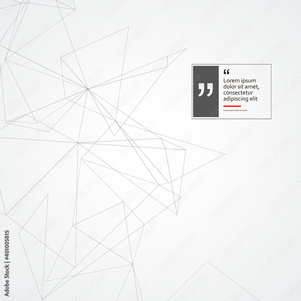 Poster Vector connect hexagons structure design. Modern background