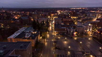 Downtown Bangor Maine USA
