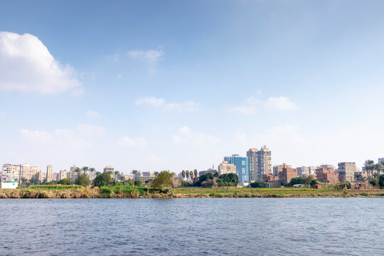 river Nile in Egypt, Cairo 