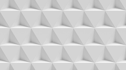 Obraz premium Isometric 3D pattern of white cubes, seamless pattern.
