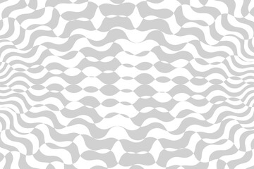 Vector illustration of pattern with optical illusion. Op art abstract background.