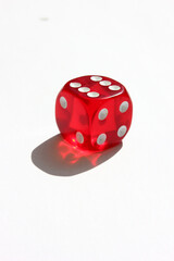 Plastic Dice for gambling