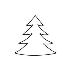 Fototapeta premium Christmas icon set with star, christmas tree, balls, sock, gift. Happy New Year icons.