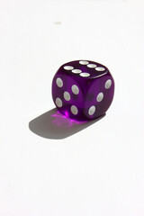 Plastic Dice for gambling