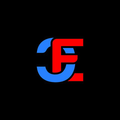 Unique abstract geometric logo design