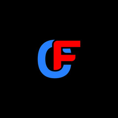 Unique abstract geometric logo design