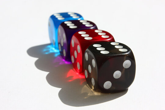 Plastic Dice for gambling