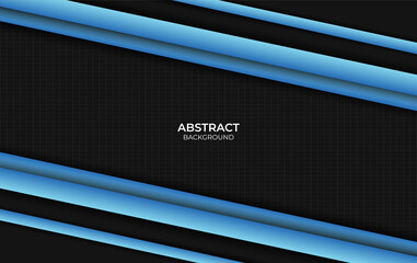Abstract background blue and black design style