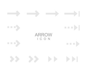 design about set of arrow icon illustration