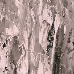 Acrylic paint - Modern contemporary acrylic background. Colorful texture made with a palette knife. Abstract painting on paper. Mess on the canvas.