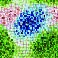 Colorful mosaic pattern. Сhaotic mosaic texture. Abstract background with geometric design. Square pattern. Vector mosaic background. Seamless pattern. Follow other mosaic patterns in my collections. 