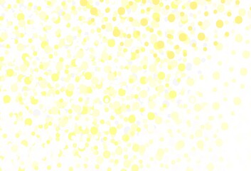 Light Orange vector texture with disks.