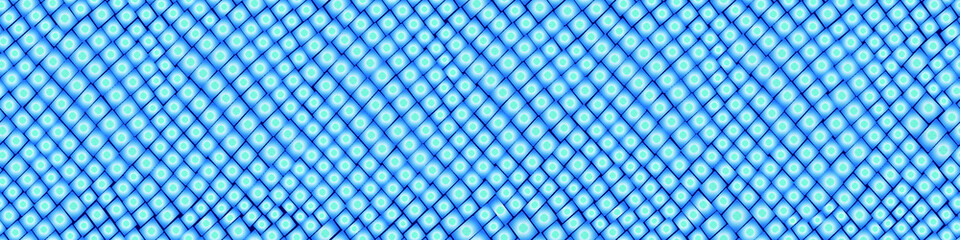 Blue gradient mosaic. Сhaotic mosaic texture. Abstract background with geometric design. Vector mosaic background. Seamless banner. Follow other mosaic patterns in my collections. 