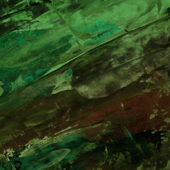 Modern contemporary acrylic background. Colorful texture made with a palette knife. Abstract painting on paper. Mess on the canvas.