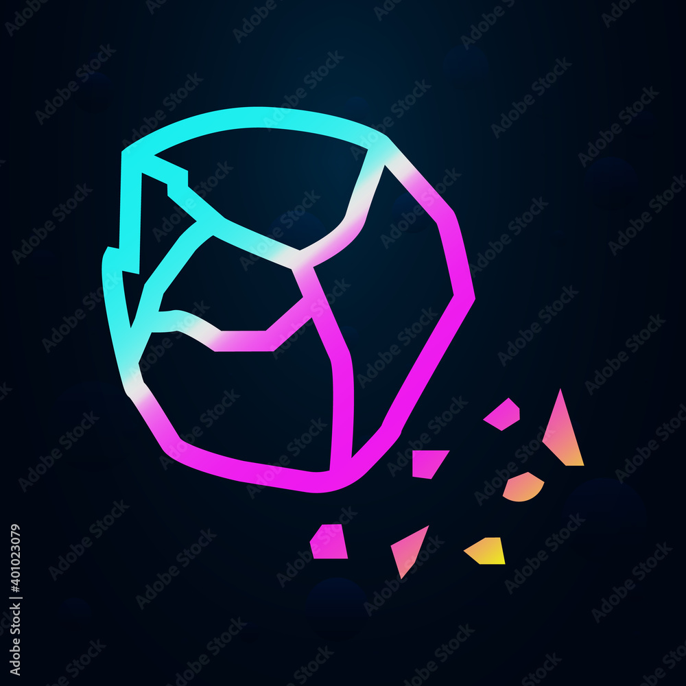 Poster lead nolan icon. simple thin line, outline vector of raw matterial icons for ui and ux, website or m