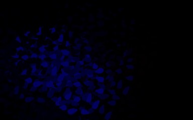 Dark Blue, Red vector template with chaotic shapes.