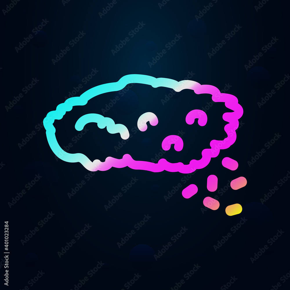 Poster granules field nolan icon. simple thin line, outline vector of raw matterial icons for ui and ux, we