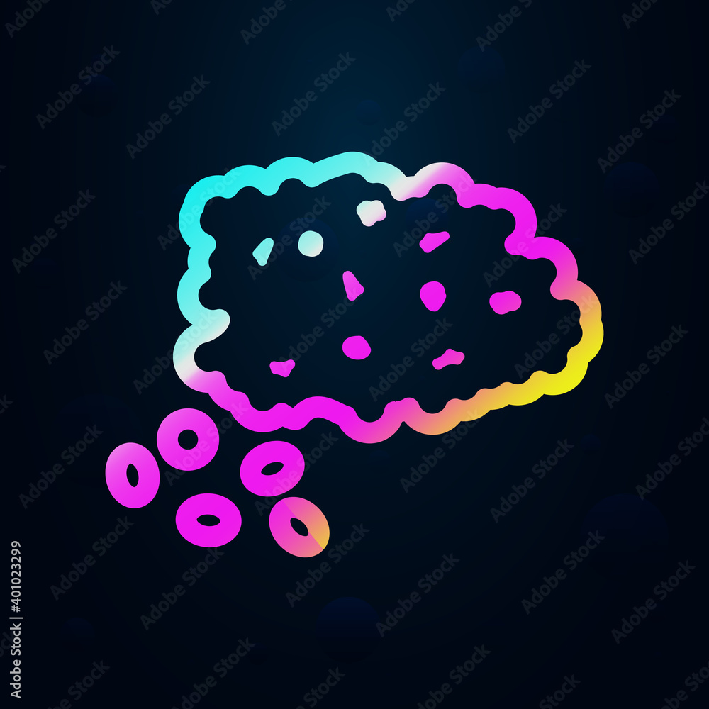 Poster hd compounds nolan icon. simple thin line, outline vector of raw matterial icons for ui and ux, webs
