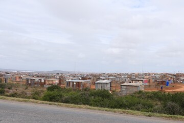Townships bei Uitenhage, Südafrika. Ab 1985 wurde Uitenhage das Zentrum des Widerstands gegen die...