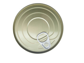 Still life of canned food in different types of cans