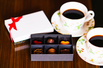 チョコレート　箱入り　コーヒー　【バレンタイン】

