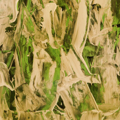 Modern contemporary acrylic background. Colorful texture made with a palette knife. Abstract painting on paper. Mess on the canvas.