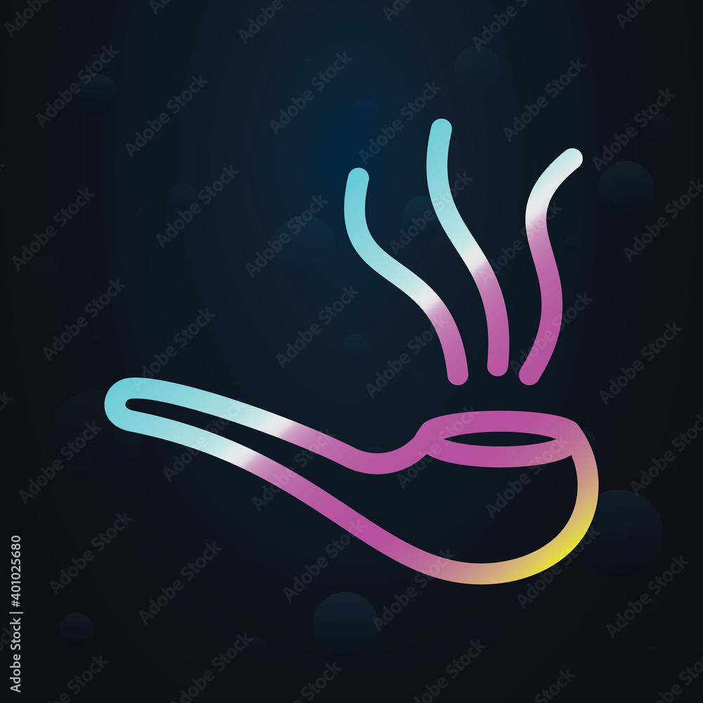 Poster pipe nolan icon. simple thin line, outline vector of seaside icons for ui and ux, website or mobile 