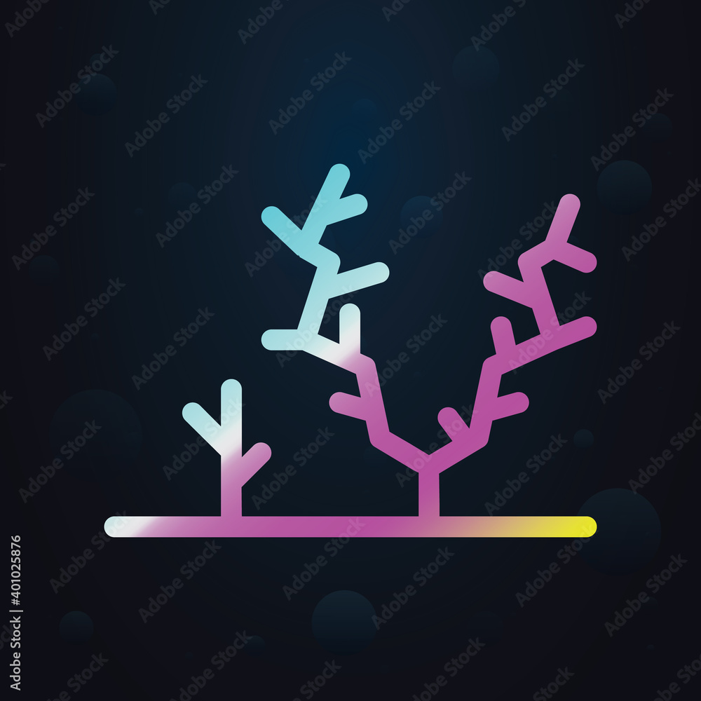 Aufkleber seaweed nolan icon. simple thin line, outline vector of seaside icons for ui and ux, website or mobi