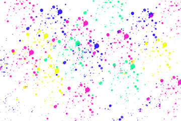 Art from watercolor With the distribution of color
