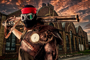 post-apocalyptic soldier