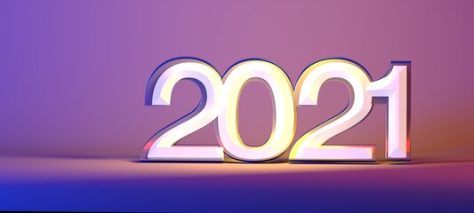 JAHR 2021 business 3d digital erfolg