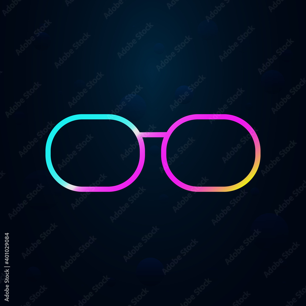Aufkleber spectacles outline nolan icon. simple thin line, outline vector of education icons for ui and ux, we
