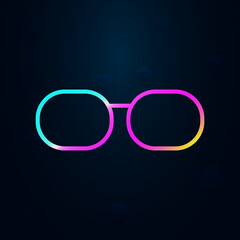 Spectacles outline nolan icon. Simple thin line, outline vector of education icons for ui and ux, website or mobile application
