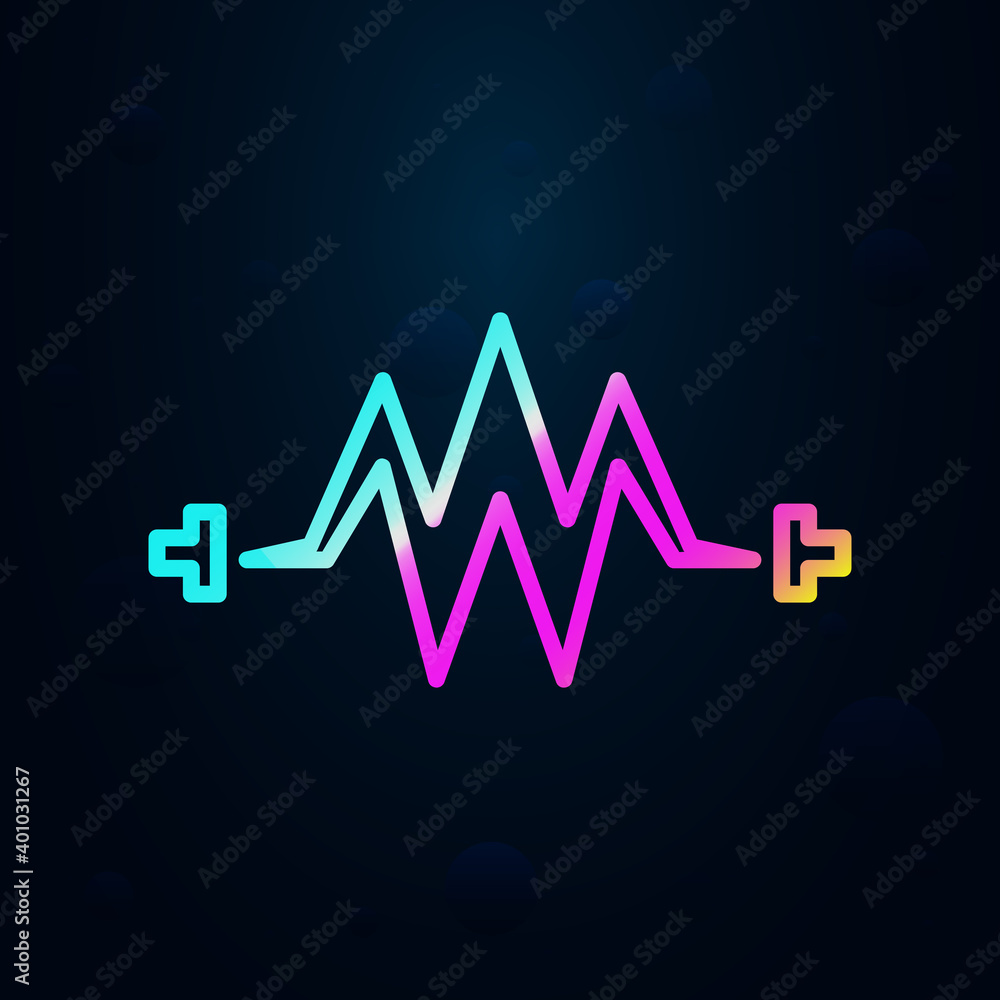 Poster electricity nolan icon. simple thin line, outline vector of speed icons for ui and ux, website or mo