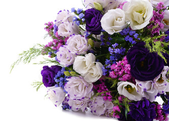 Bouquet of colored flowers.