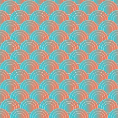 Pattern with circles. Dots seamless pattern for wallpaper, wrapping paper