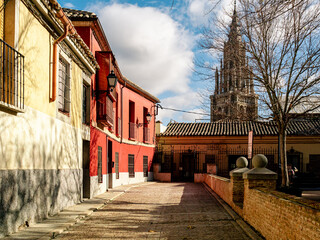 Obraz premium STREETS OF TOLEDO, MEDIEVAL CITY OF SPAIN